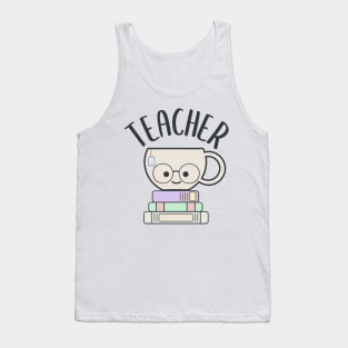 Cute Tea Teacher Pun Tank Top